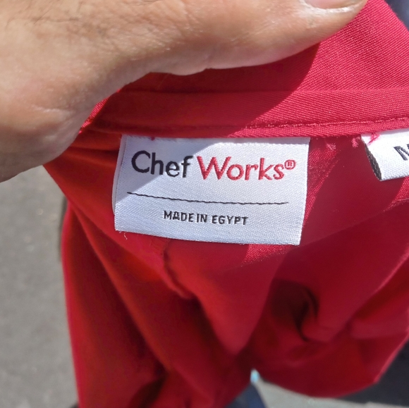 Chef works red jacket preowned - Picture 4 of 8